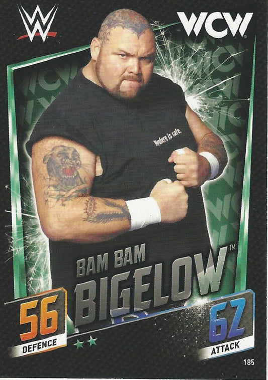 WWE Topps Slam Attax 2015 Then Now Forever Bam Bam Bigelow #185