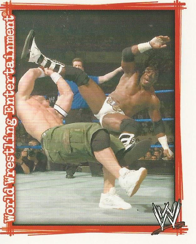 WWE Topps Superstars Uncovered 2007 Sticker Booker T #185