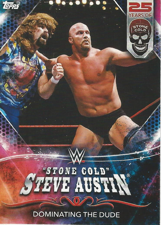 Topps WWE Superstars 2021 Stone Cold Steve Austin #185