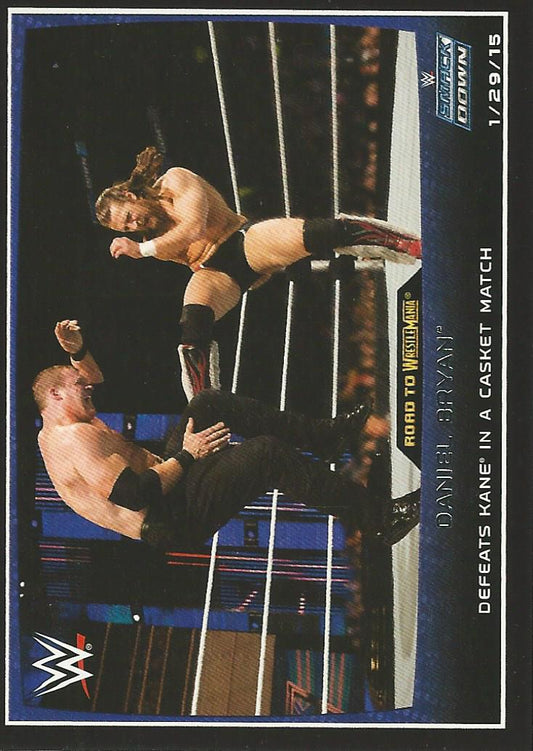WWE Topps Road to Wrestlemania 2015 Daniel Bryan #86
