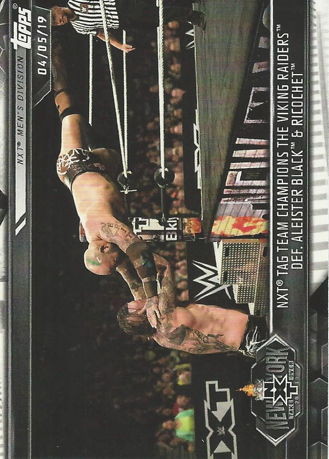 WWE Topps NXT 2019 Viking Raiders #86