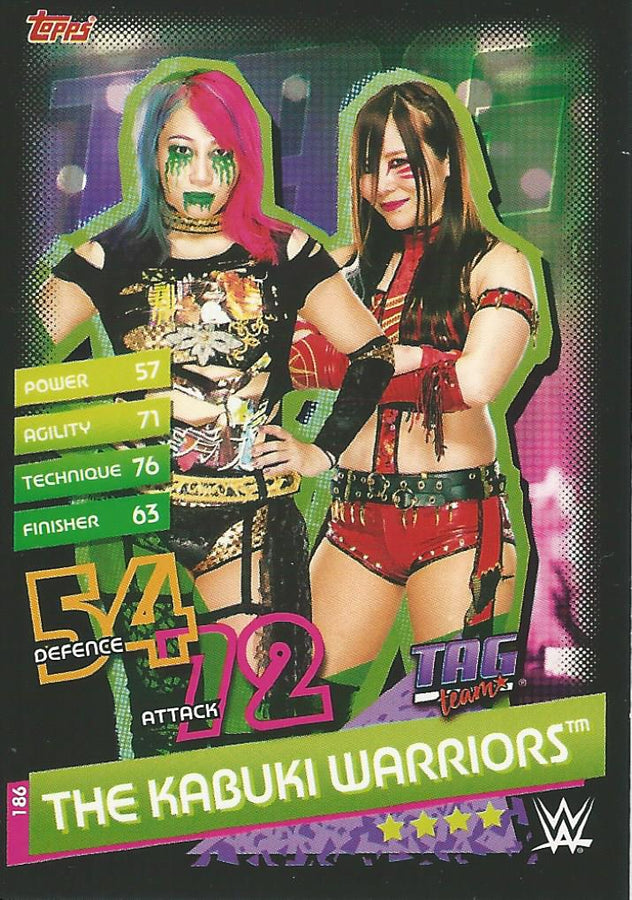 WWE Topps Slam Attax Reloaded 2020 Asuka & Kairi Sane #186