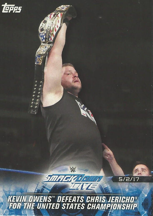 WWE Topps Road to Wrestlemania 2018 Kevin Owens #86