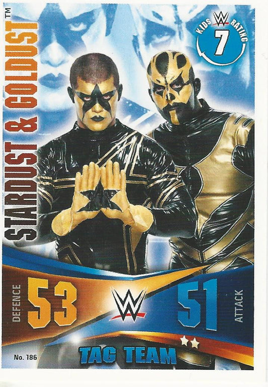 WWE Topps Slam Attax Rivals 2014 Stardust & Goldust #186
