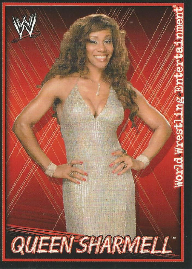 WWE Topps Superstars Uncovered 2007 Sticker Sharmell #186
