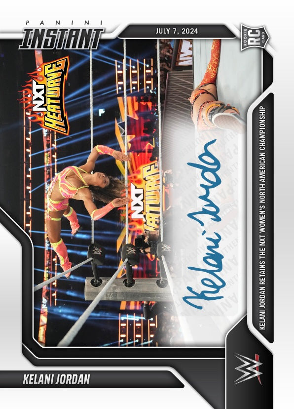 Kelani Jordan – Kelani Jordan Retains the NXT Women’s North American Championship trading card PW Catalog