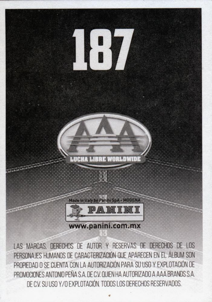Triplemania Xxvii trading card PW Catalog