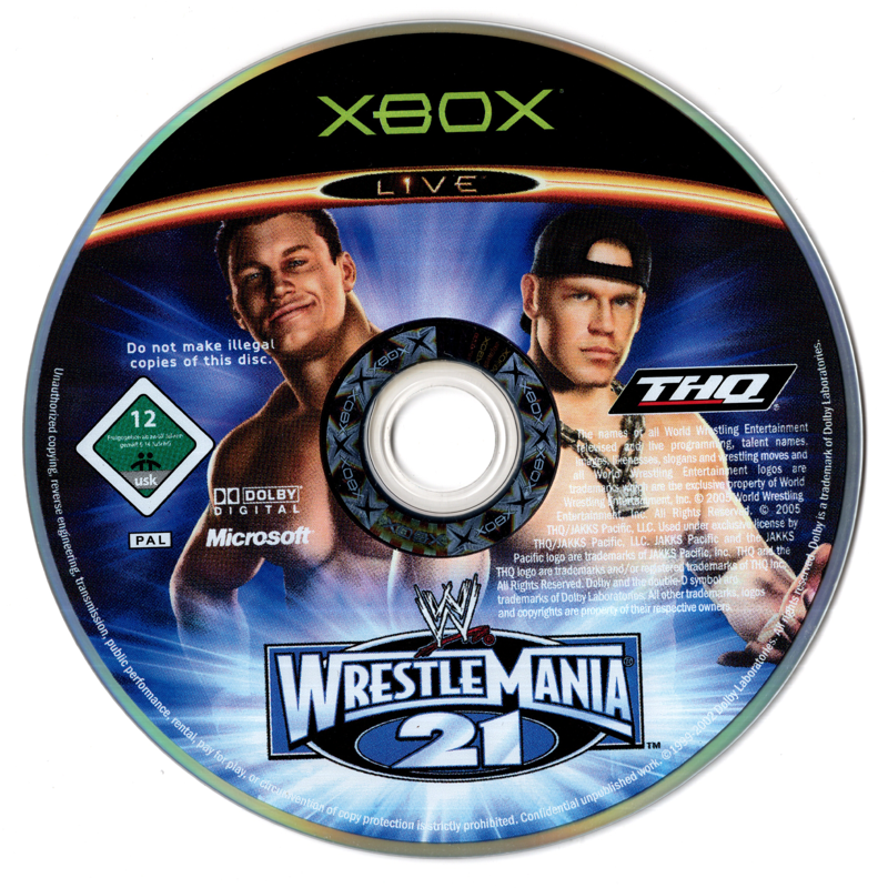 WrestleMania 21 [Xbox] PWcatalog