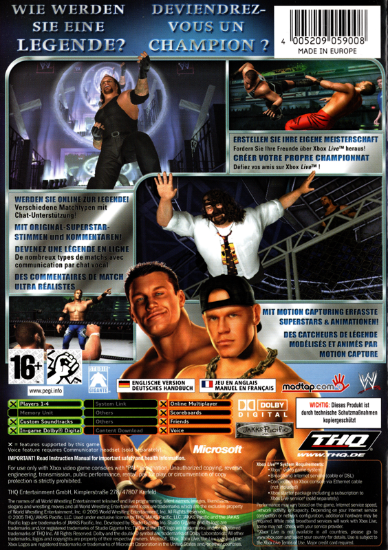 WrestleMania 21 [Xbox] PWcatalog