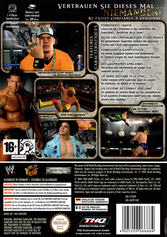 WWE Day of Reckoning 2 [Game Cube] PWcatalog