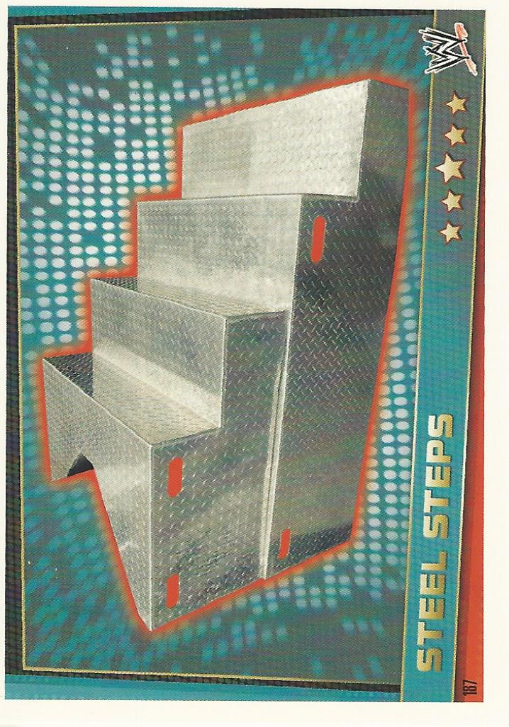 WWE Topps Slam Attax Rebellion 2012 Steel Steps #187
