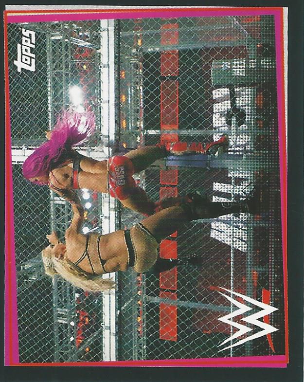 WWE Topps Road to Wrestlemania Stickers 2021 Sasha Banks #187