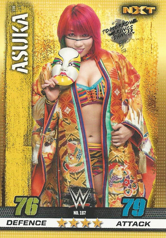 WWE Topps Slam Attax 10th Edition 2017 NXT Asuka #187