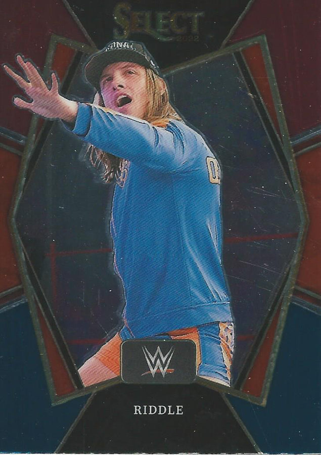 WWE Panini Select 2022 Red/Silver/Blue Matt Riddle #120
