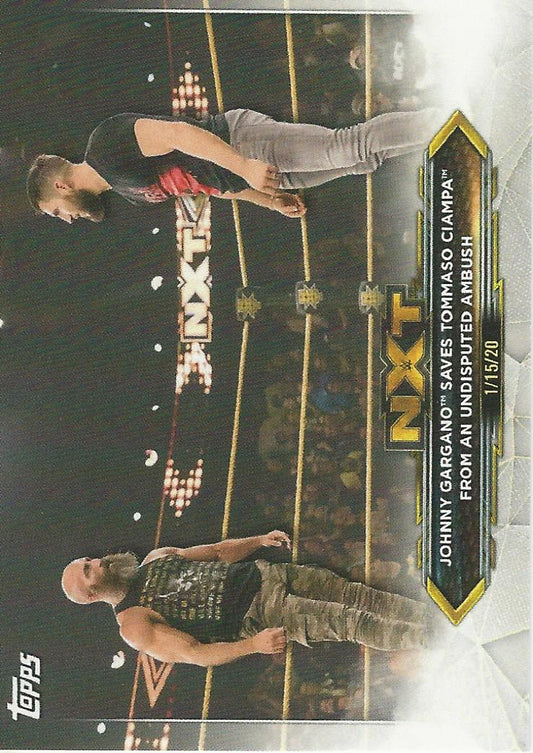 WWE Topps NXT 2020 Johnny Gargano and Tommaso Ciampa #87