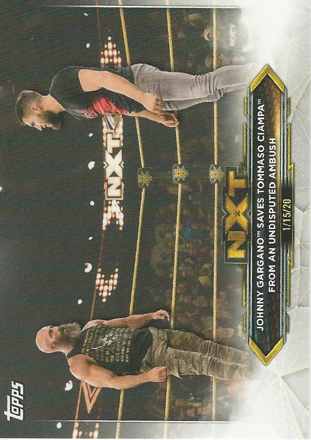 WWE Topps NXT 2020 Johnny Gargano and Tommaso Ciampa #87
