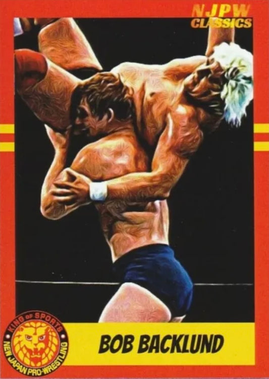 BOB Backlund trading card PW Catalog
