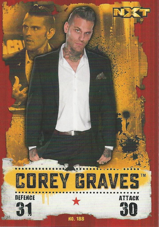 WWE Topps Slam Attax Takeover 2016 Corey Graves #188