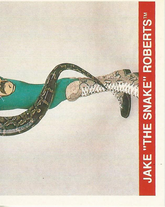WWF Merlin Sticker Collection 1990 Jake the Snake Roberts #188