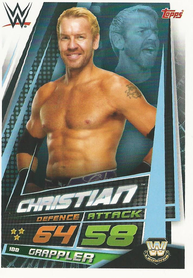 WWE Topps Slam Attax Universe 2019 Christian #188