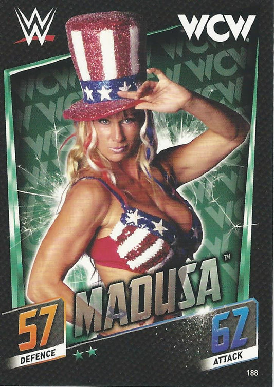 WWE Topps Slam Attax 2015 Then Now Forever Madusa #188