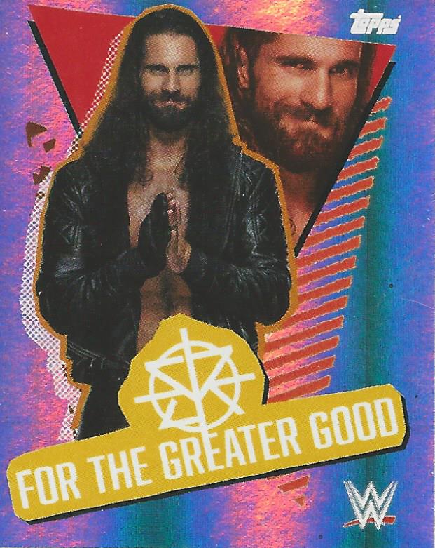 WWE Topps Road to Wrestlemania Stickers 2021 Seth Rollins #189