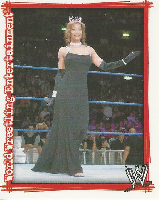 WWE Topps Superstars Uncovered 2007 Sticker Sharmell #189