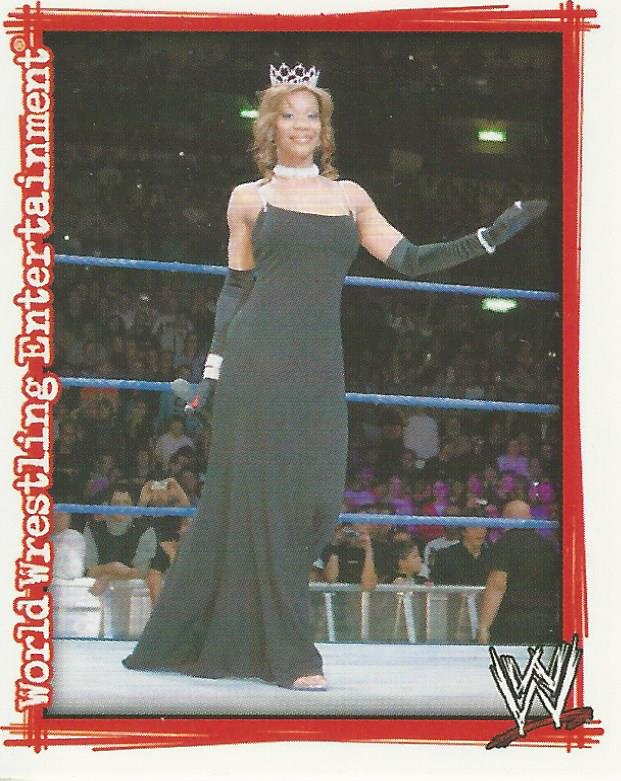 WWE Topps Superstars Uncovered 2007 Sticker Sharmell #189
