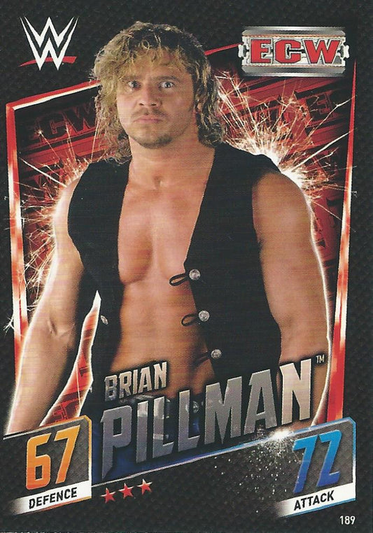 WWE Topps Slam Attax 2015 Then Now Forever Brian Pillman #189