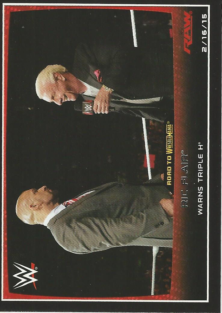 WWE Topps Road to Wrestlemania 2015 Ric Flair #89
