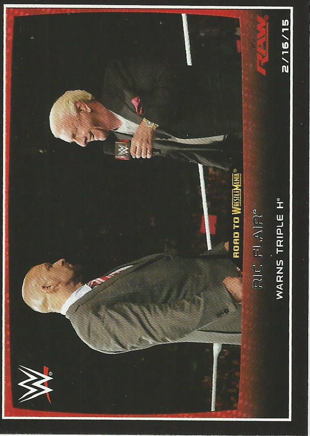 WWE Topps Road to Wrestlemania 2015 Ric Flair #89
