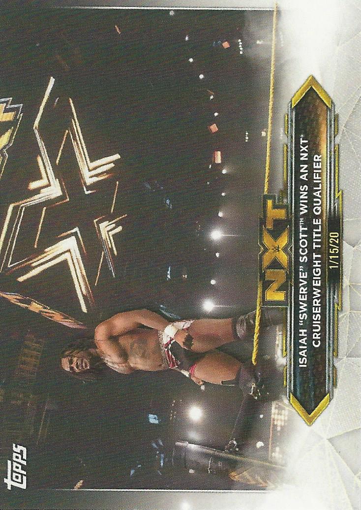 WWE Topps NXT 2020 Isaiah "Swerve" Scott #89