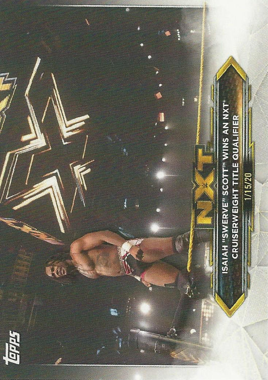 WWE Topps NXT 2020 Isaiah "Swerve" Scott #89