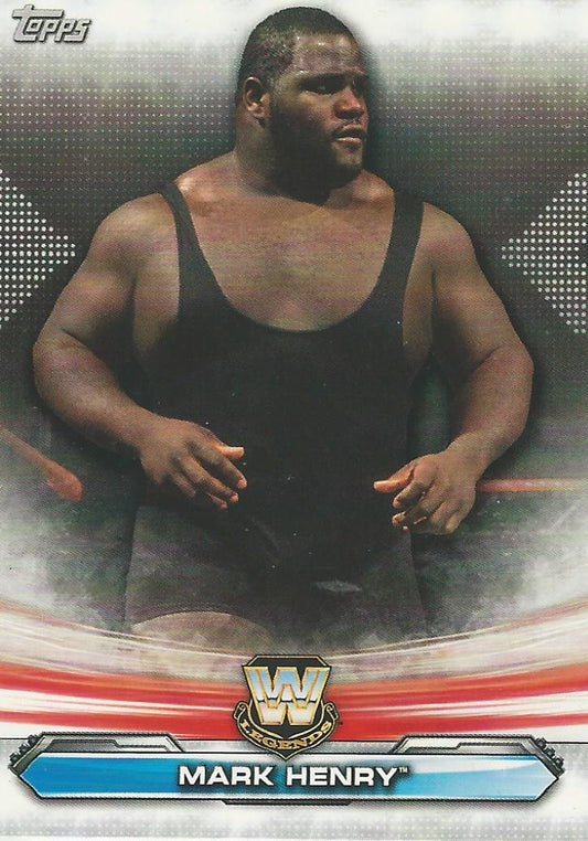 WWE Topps Raw 2019 Mark Henry LR-10 trading card PW Catalog