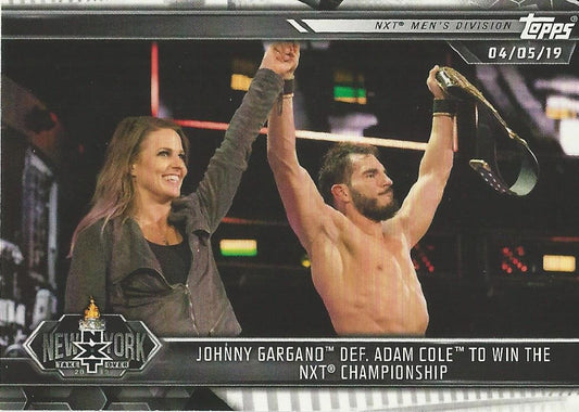 WWE Topps NXT 2019 Johnny Gargano #89
