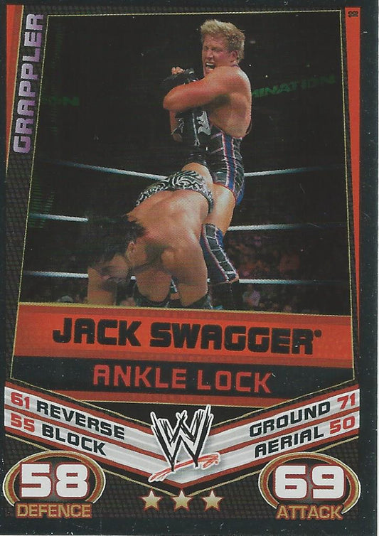 WWE Topps Slam Attax Rebellion 2012 Jack Swagger #18
