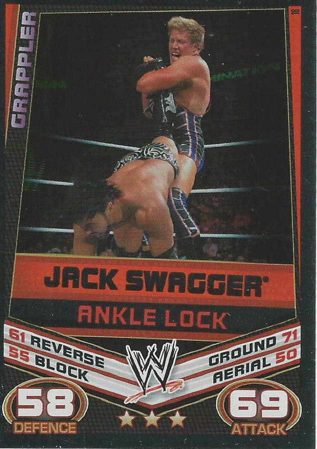 WWE Topps Slam Attax Rebellion 2012 Jack Swagger #18