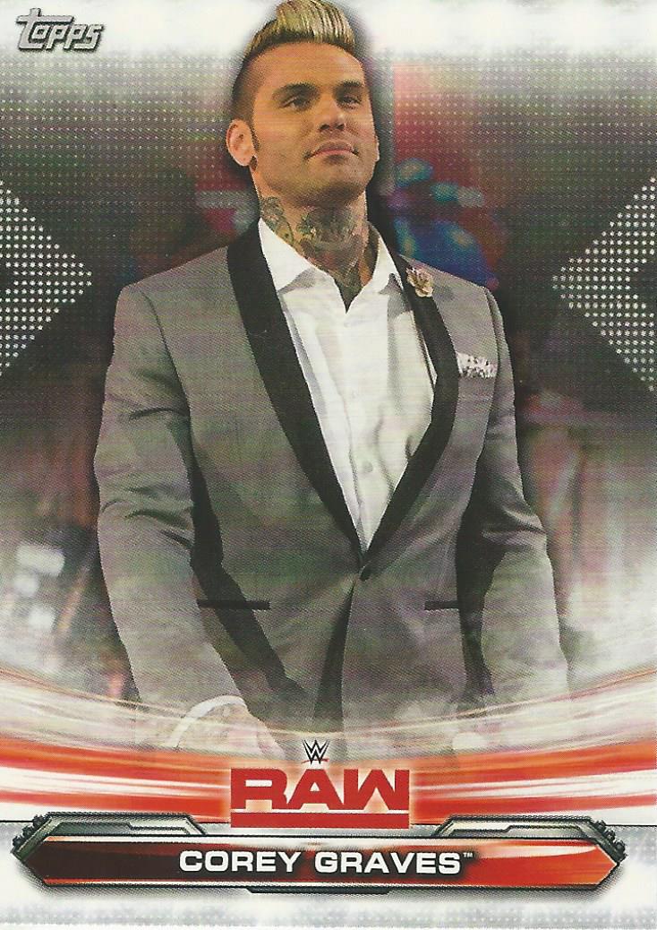 WWE Topps Raw 2019 Corey Graves #18