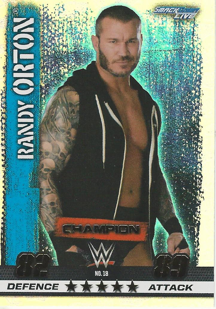 WWE Topps Slam Attax 10th Edition 2017 Champion Randy Orton #18