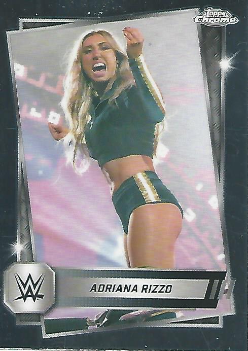 WWE Topps Chrome 2025 Trading Cards Adriana Rizzo No.18 PW Catalog