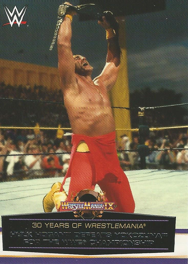 WWE Topps Road to Wrestlemania 2014 Hulk Hogan 18 of 60 trading card PW Catalog