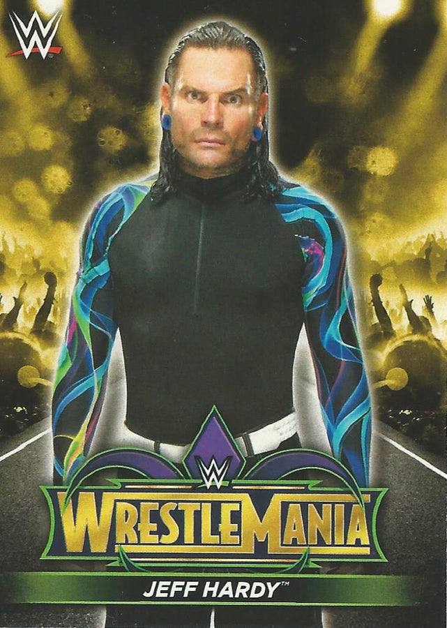 WWE Topps Road to Wrestlemania 2018 Jeff Hardy R18 trading card PW Catalog