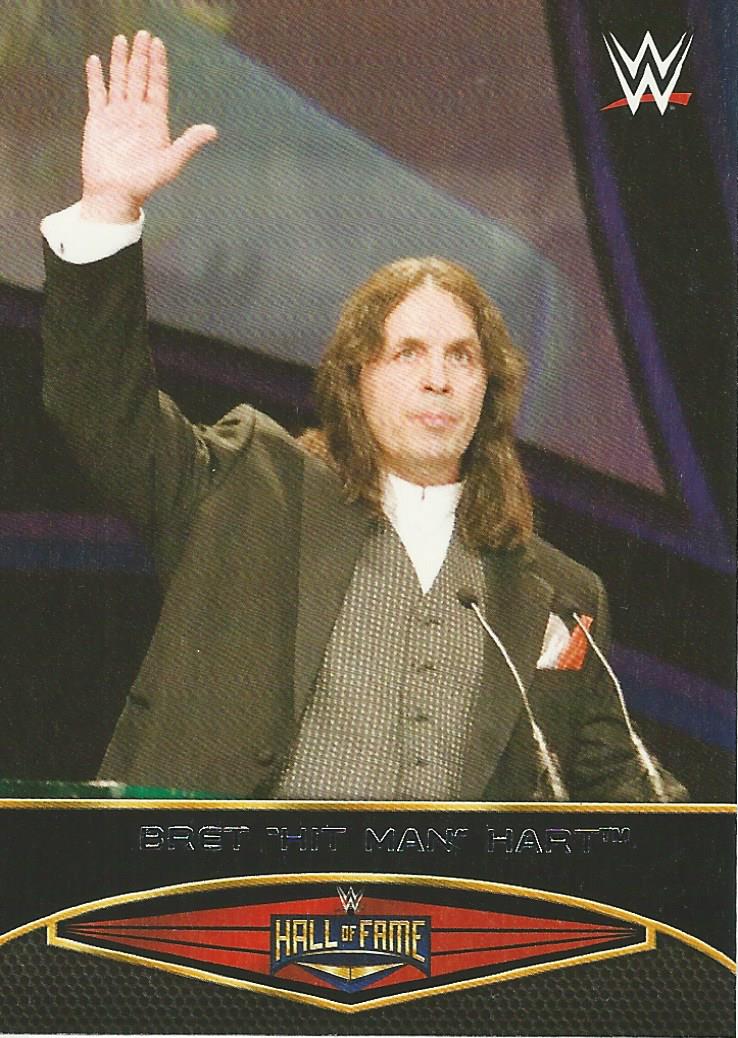 WWE Topps Road to Wrestlemania 2015 Bret Hart 18 of 30 trading card PW Catalog