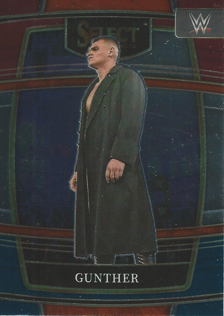 WWE Panini Select 2022 Red/Silver/Blue Gunther #18