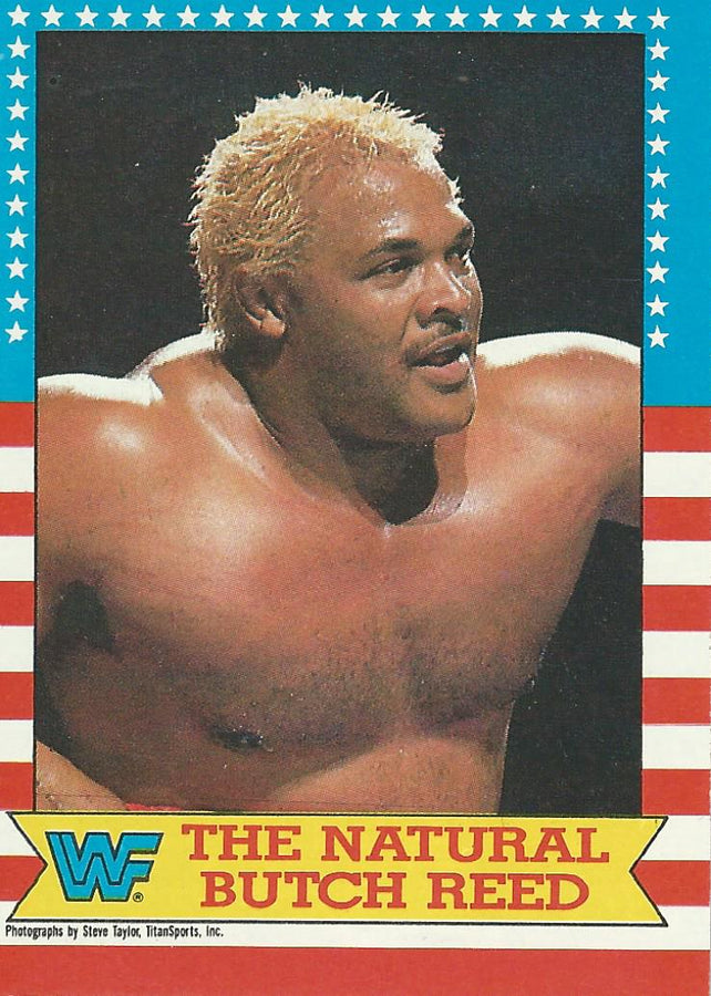 Topps WWF Wrestling Cards 1987 Butch Reed #18