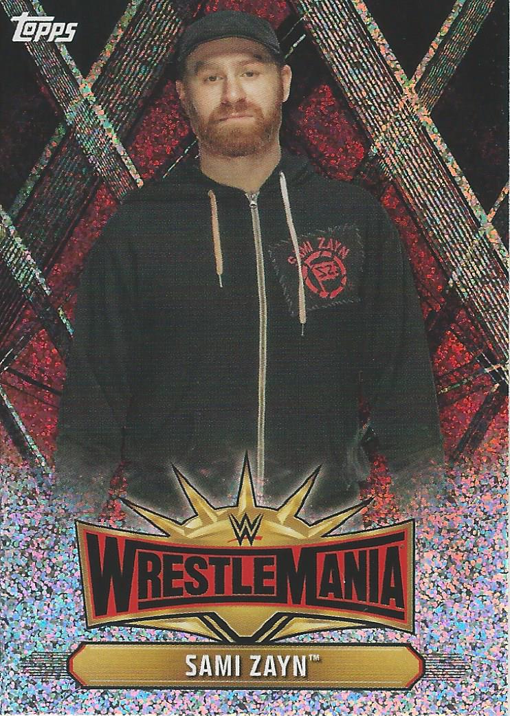 WWE Topps Champions 2019 Sami Zayn WM-18 trading card PW Catalog
