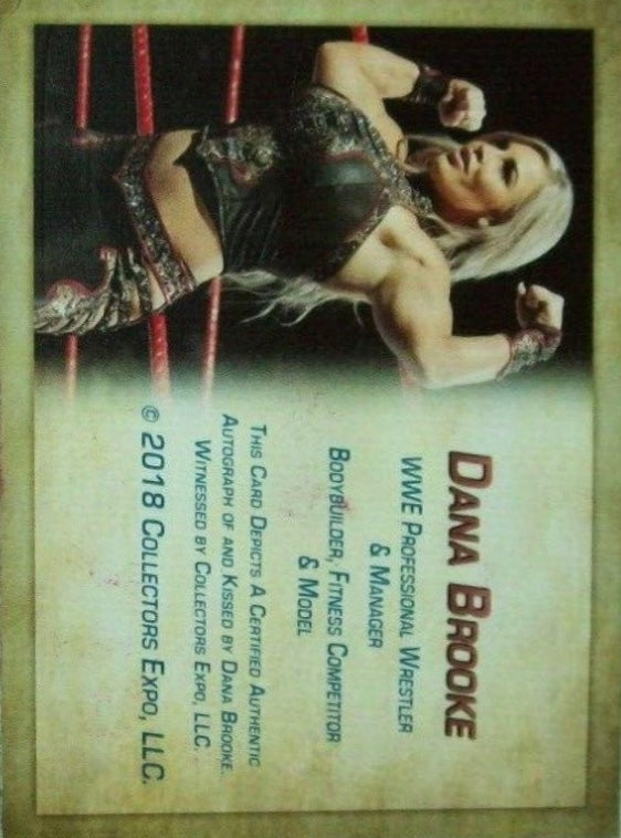 Dana Brooke trading card PW Catalog