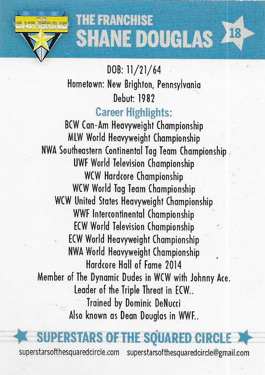 The Franchise Shane Douglas trading card PW Catalog
