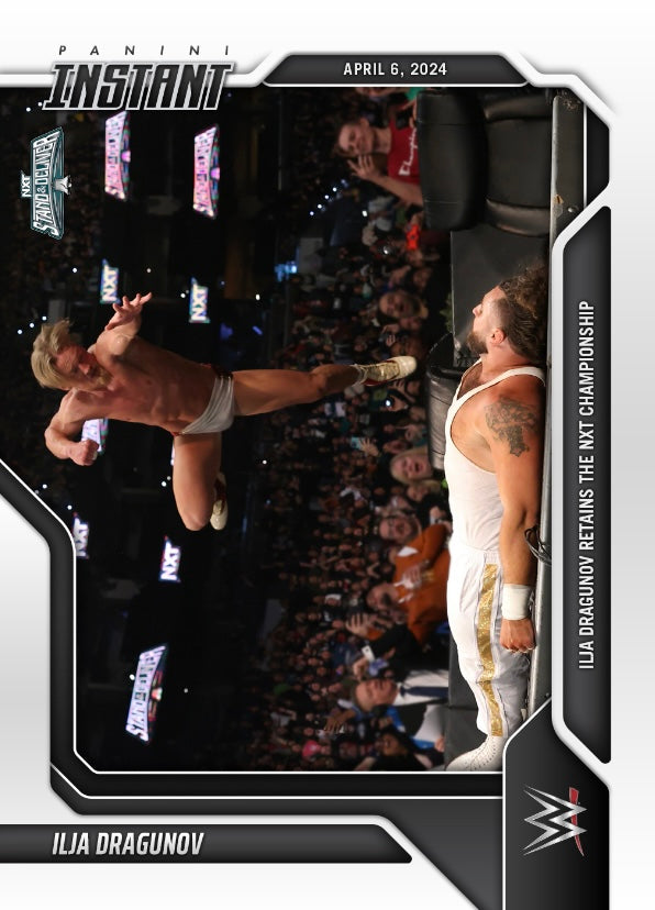 Ilja Dragunov – Ilja Dragunov Retains the NXT Championship trading card PW Catalog