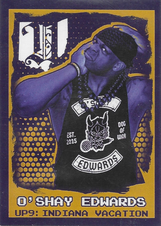 O’shay Edwards trading card PW Catalog